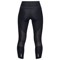 Леггинсы женские Under Armour SpeedPocket Printed Run Crop черные 1323048-005 изображение 2