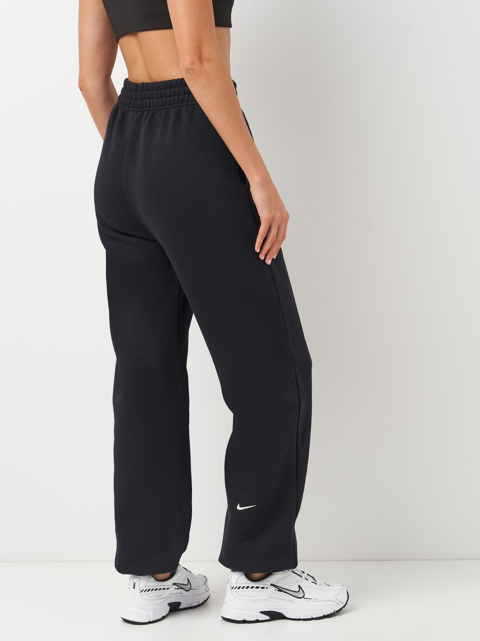 Штани жіночі Nike W NSW FLC PANT GLS чорні HM4319-010 — фото 3