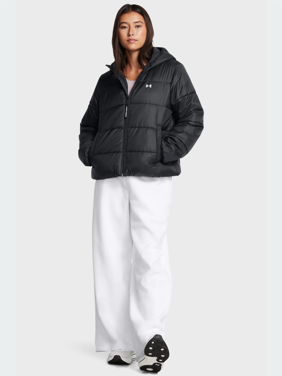 Куртка жіноча Under Armour LW INSULATE JACKET чорна 1389183-001 — фото 4