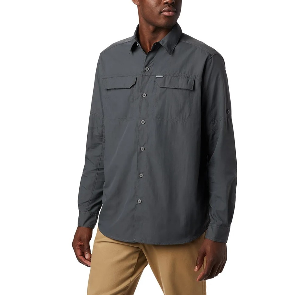 Сорочка чоловiча Columbia Silver Ridge™2.0 Long Sleeve Shirt темно-сіра 1839311-028 — фото 1