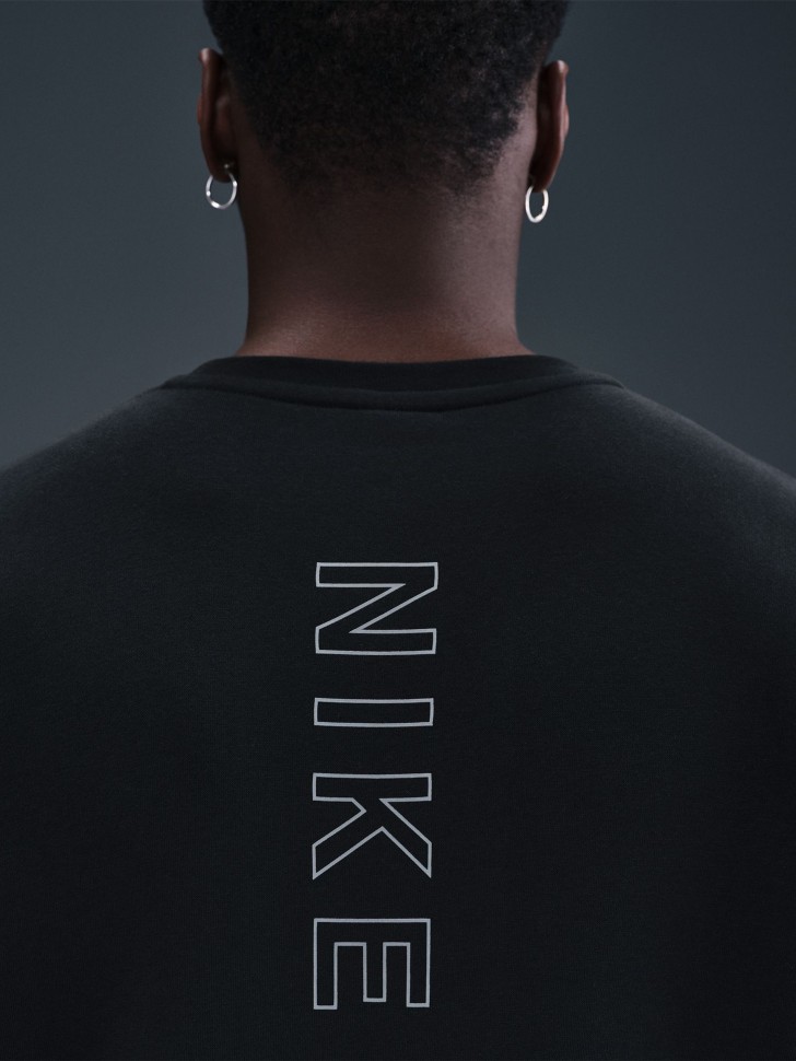 Толстовка чоловіча Nike M NSW CS CREW FLC BB чорна IH4286-010 изображение 5
