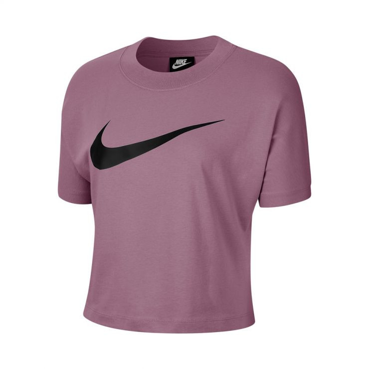 Футболка женская Nike Sportswear Swoosh Top фиолетовая CJ3764-515 изображение 1