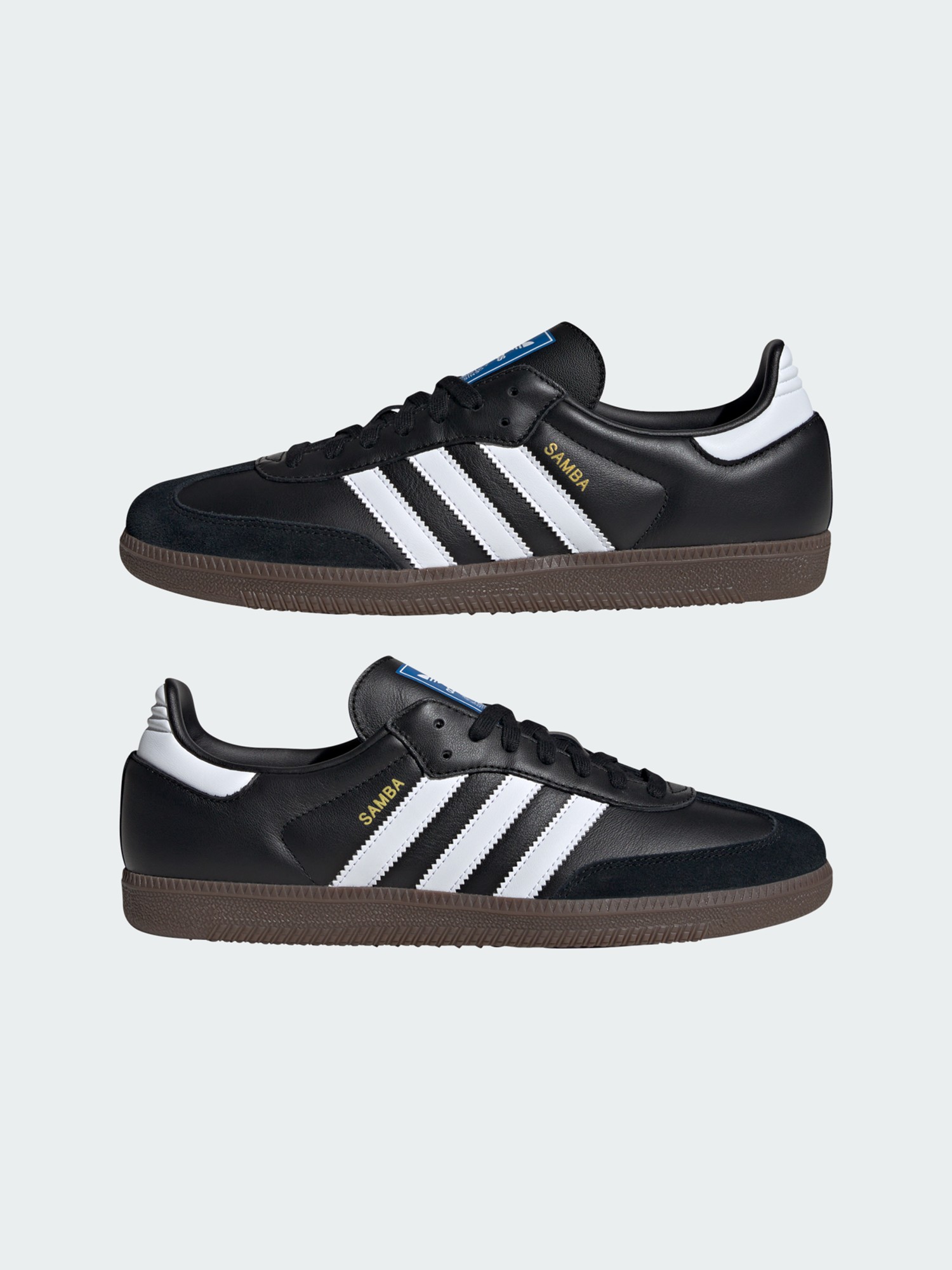 Кросівки чоловічі Adidas SAMBA OG чорні B75807 изображение 2