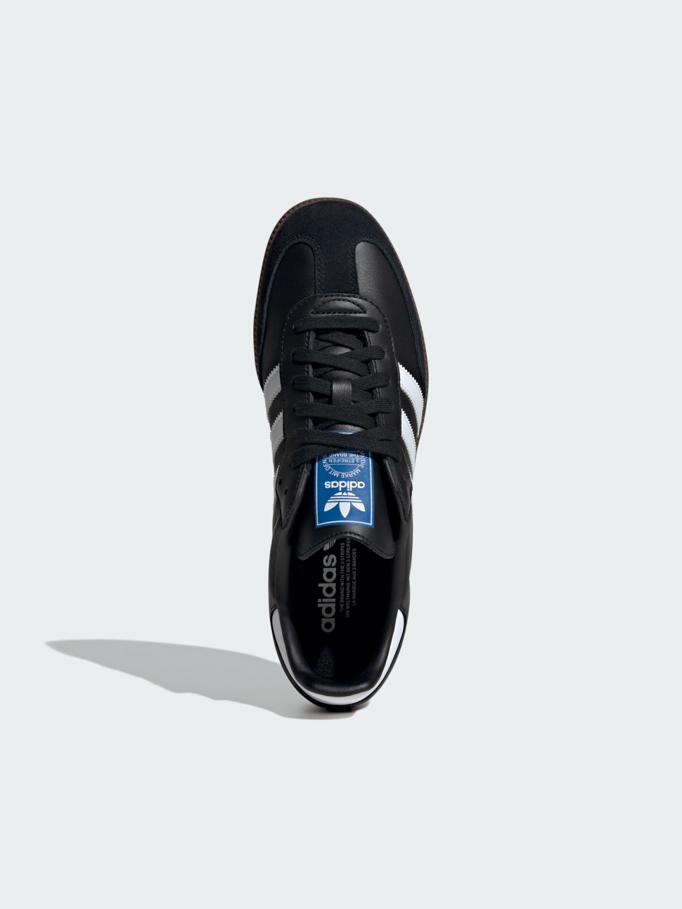 Кросівки чоловічі Adidas SAMBA OG чорні B75807 — фото 9