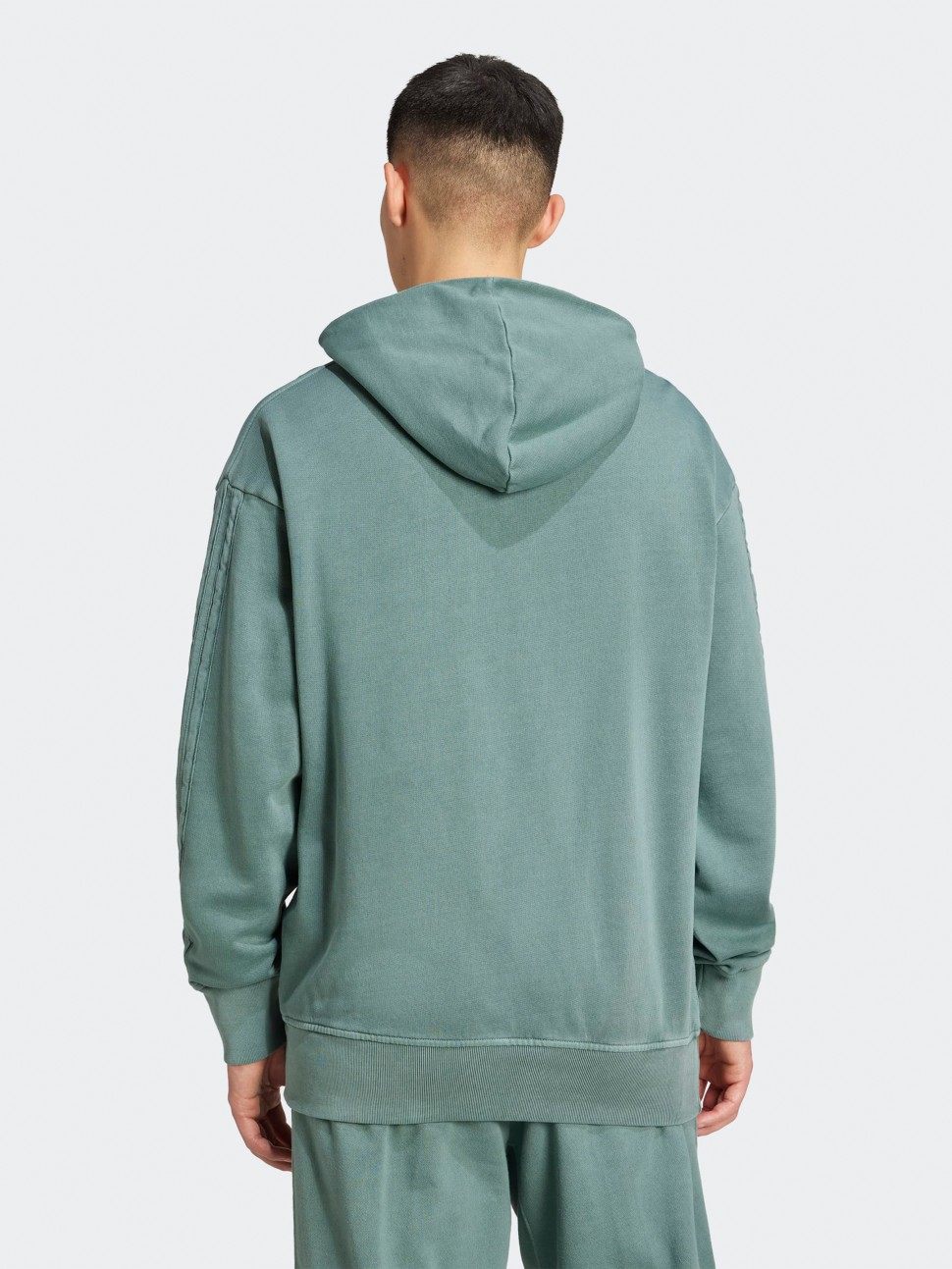 Толстовка мужская Adidas M A SZN W FT HD зеленая JN0614 — фото 3 — Sport City Толстовка мужская Adidas M A SZN W FT HD зеленая JN0614 — фото 3