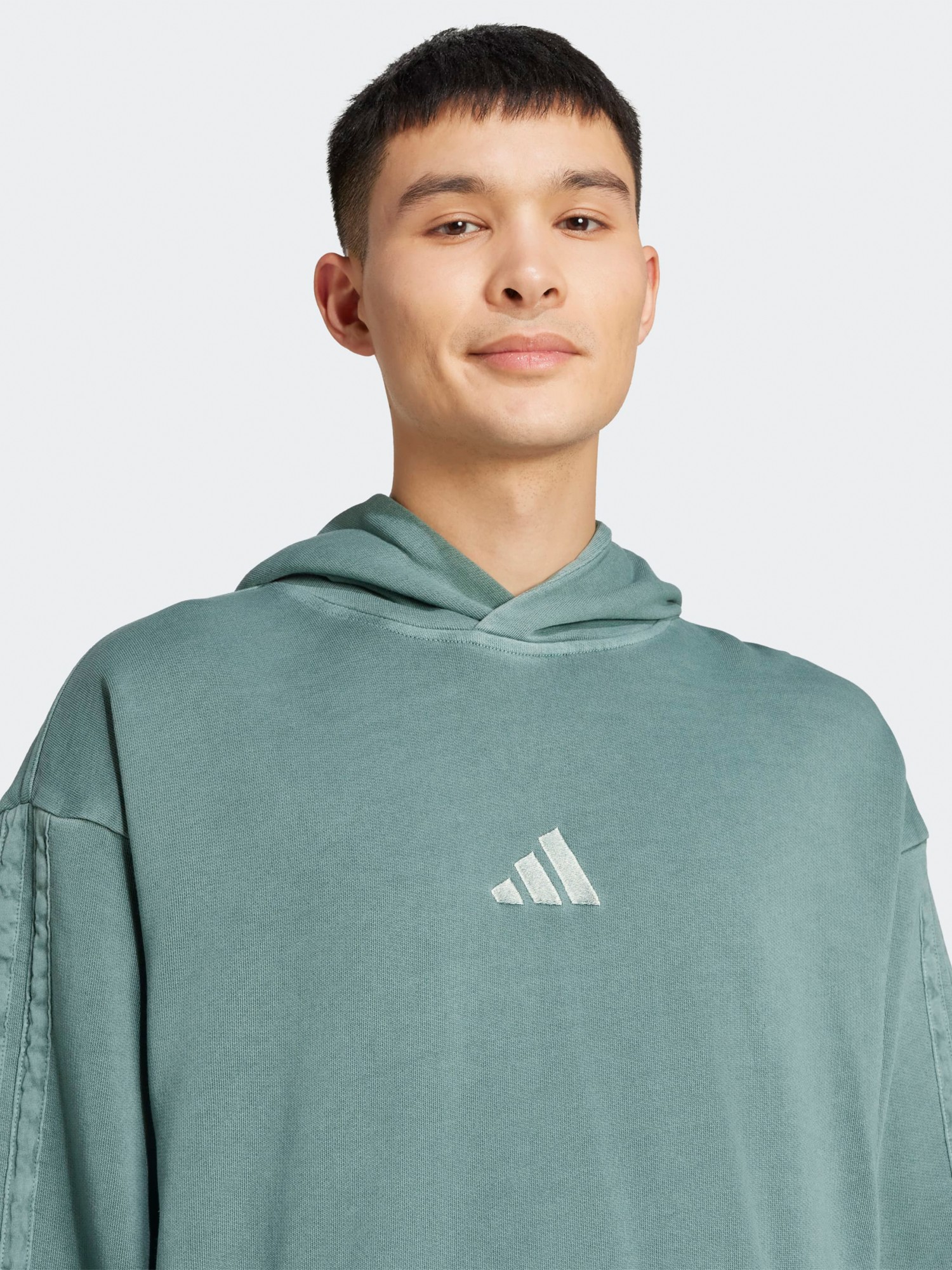 Толстовка чоловіча Adidas M A SZN W FT HD зелена JN0614 изображение 5
