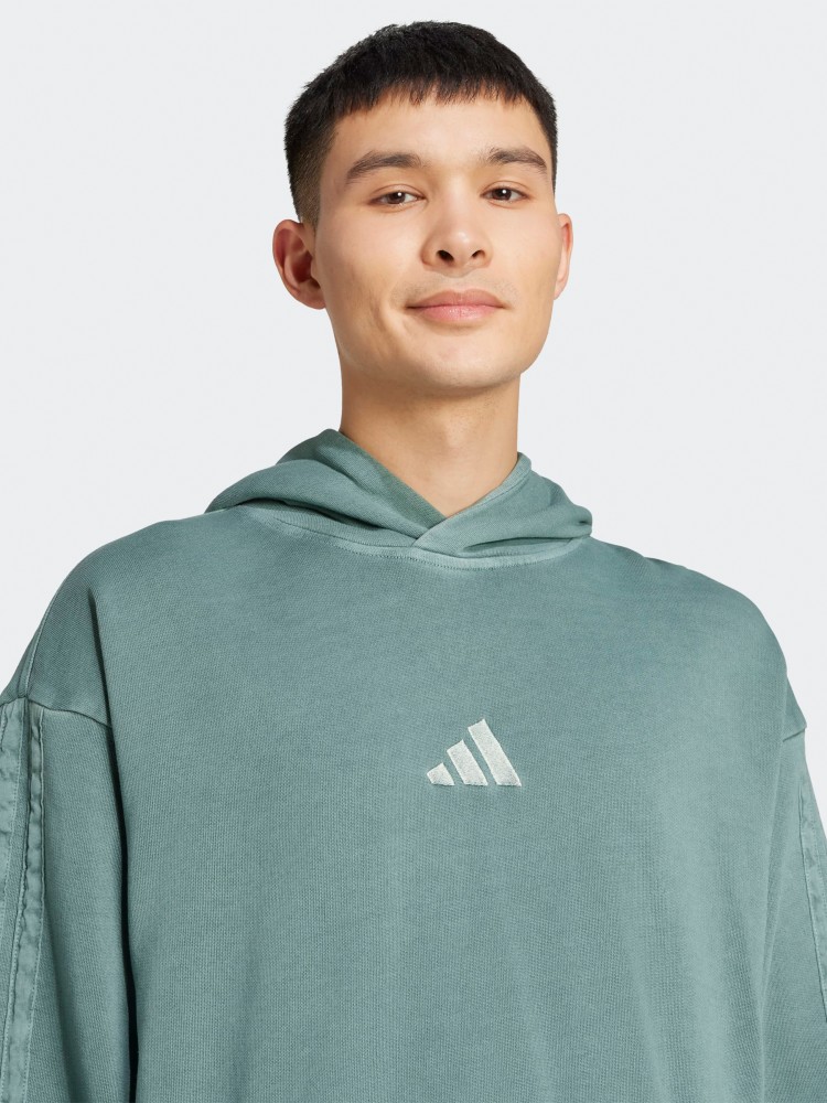 Толстовка чоловіча Adidas M A SZN W FT HD зелена JN0614 изображение 5