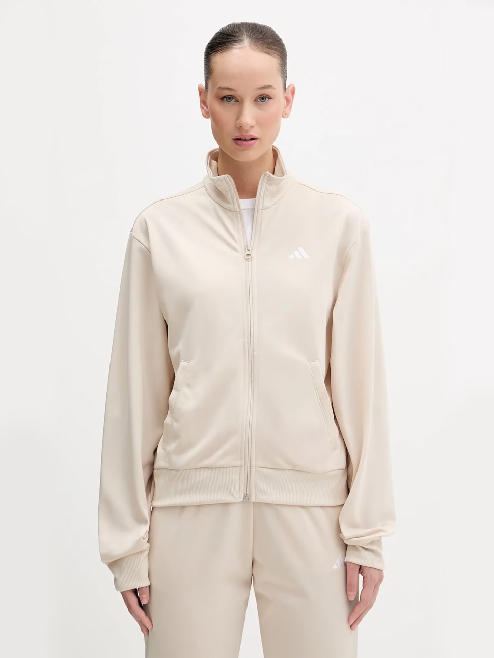 Костюм жіночий Adidas W FEELCOZY TS бежевий KB8459 — фото 3
