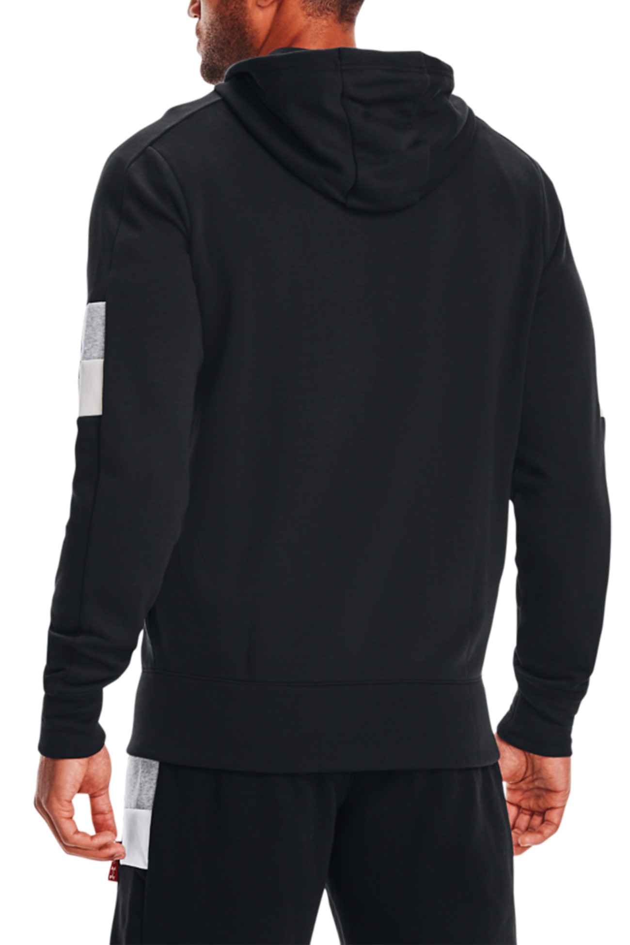 Толстовка чоловіча Under Armour Ua Baseline Full Zip чорна 1366529-001 изображение 3
