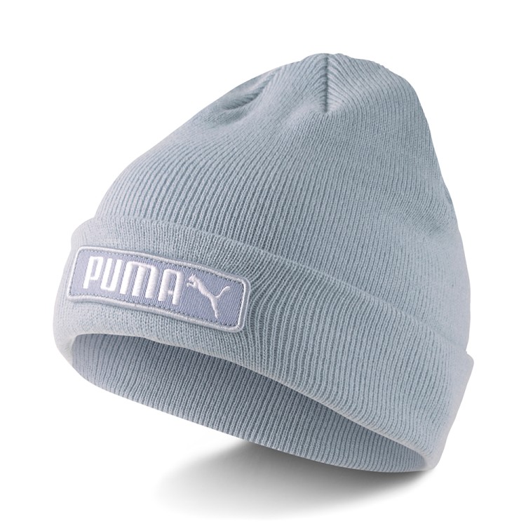 Шапка Puma Puma Classic Cuff Beanie голубая 02343402 изображение 1