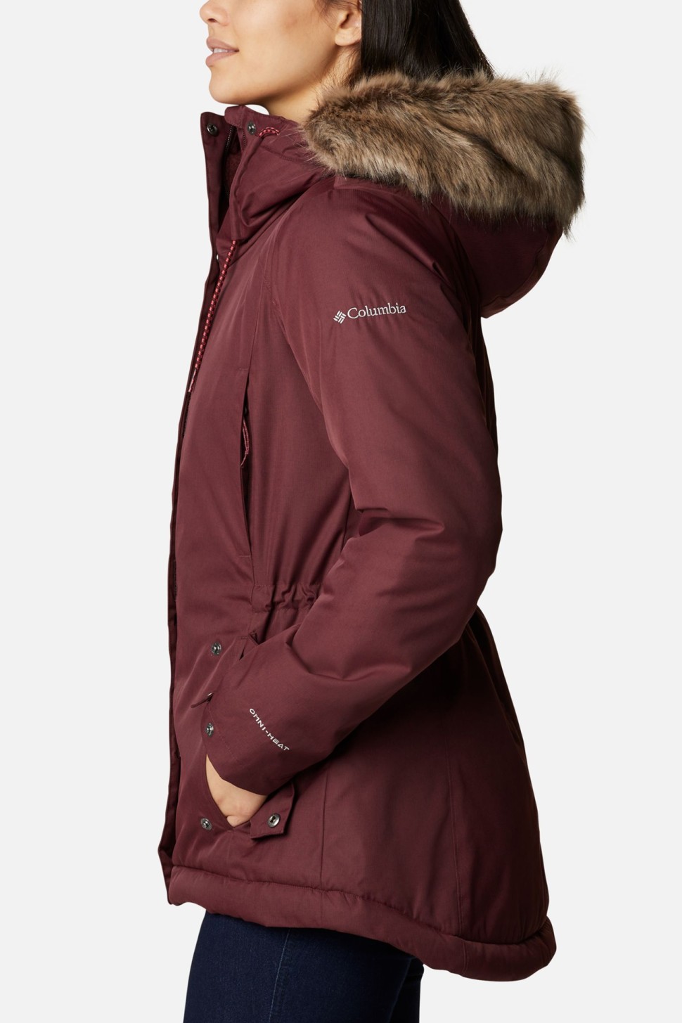Куртка жіноча Columbia Suttle Mountain™ II Insulated Jacket бордова 1978311-671 — фото 2