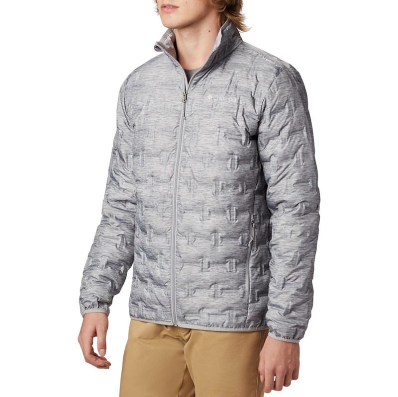 Куртка чоловіча Columbia Delta Ridge Down Jacket сіра 1875902-039 — фото 1