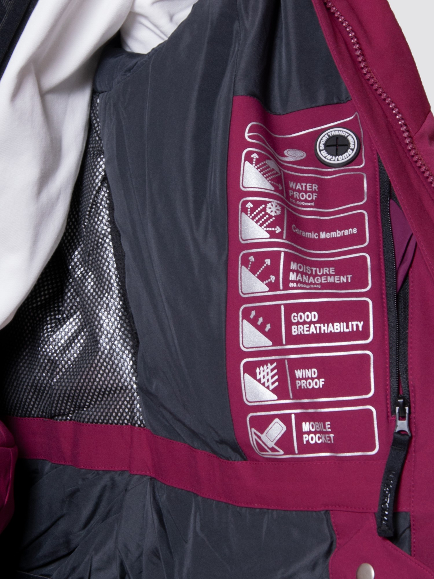 Куртка женская WHS красная 5510102-650 изображение 8