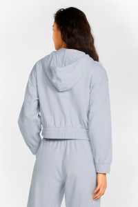 Толстовка женская Puma Her Full-Zip Hoodie голубая 84709221 изображение 3