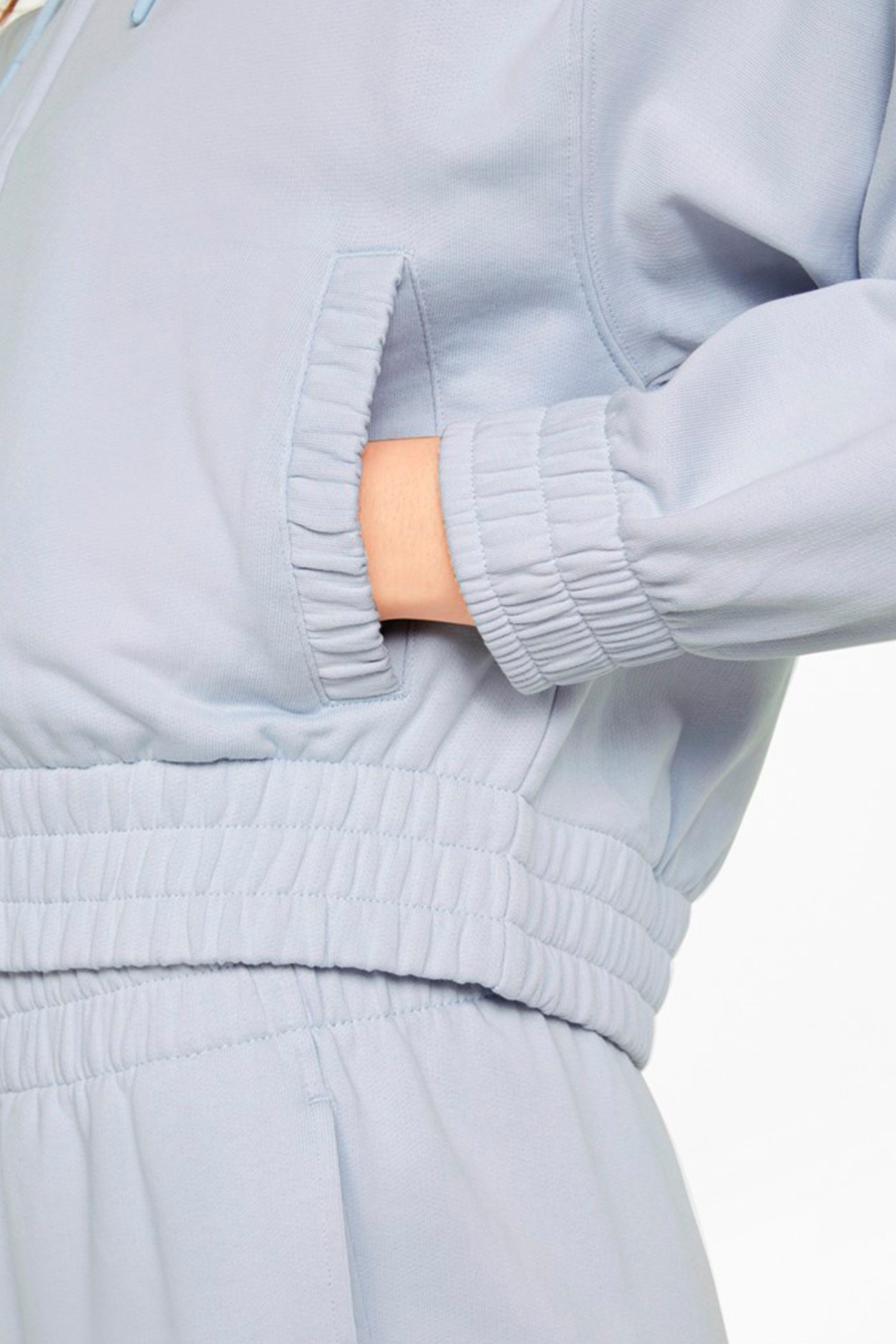 Толстовка женская Puma Her Full-Zip Hoodie голубая 84709221 изображение 6