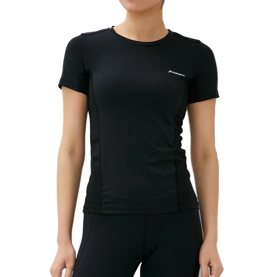 Футболка женская Demix T-shirt черная 113229-99