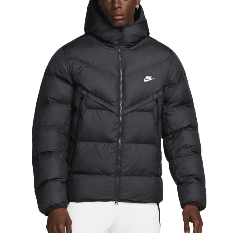Куртка чоловіча Nike M Nk Sf Wr Pl-Fld Hd Jkt чорна DR9605-010 изображение 1
