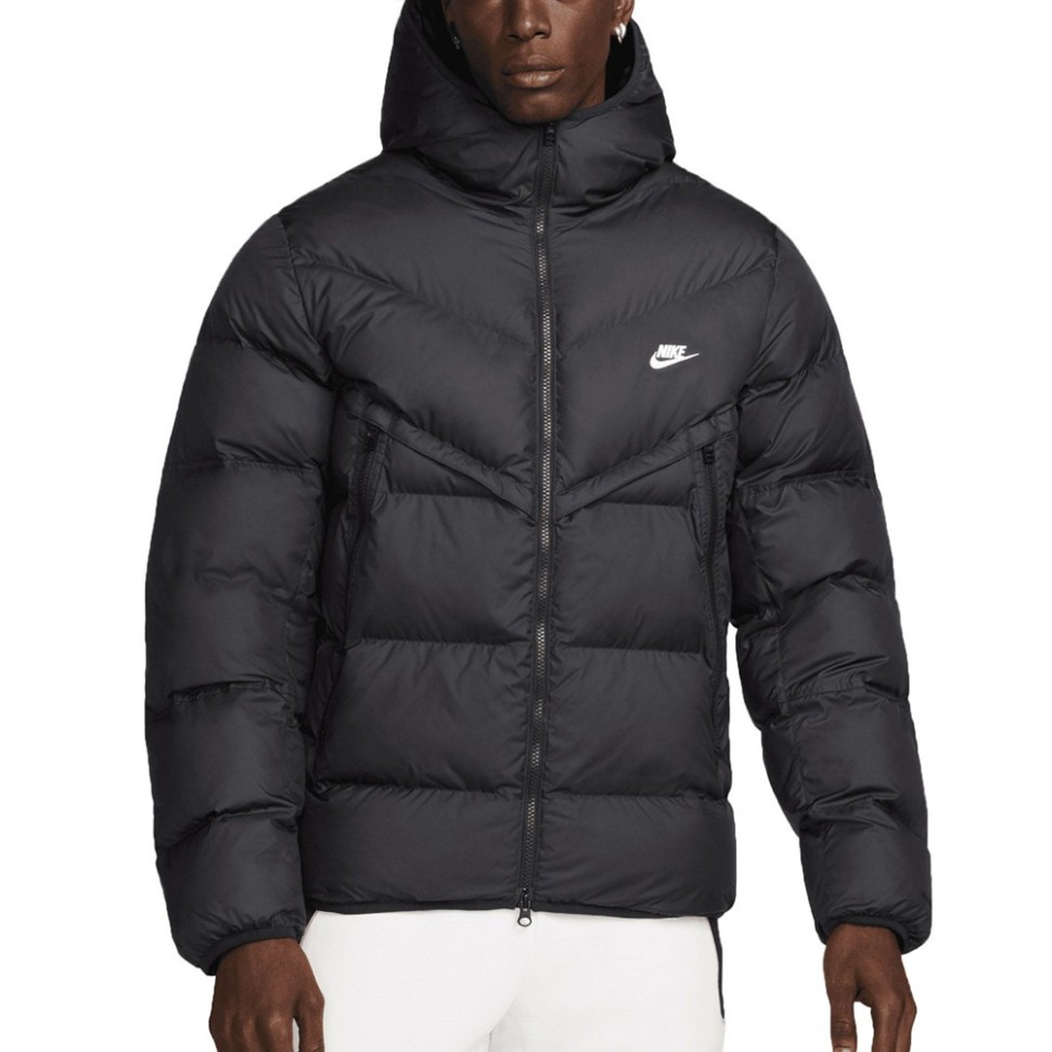 Куртка чоловіча Nike M Nk Sf Wr Pl-Fld Hd Jkt чорна DR9605-010 изображение 1