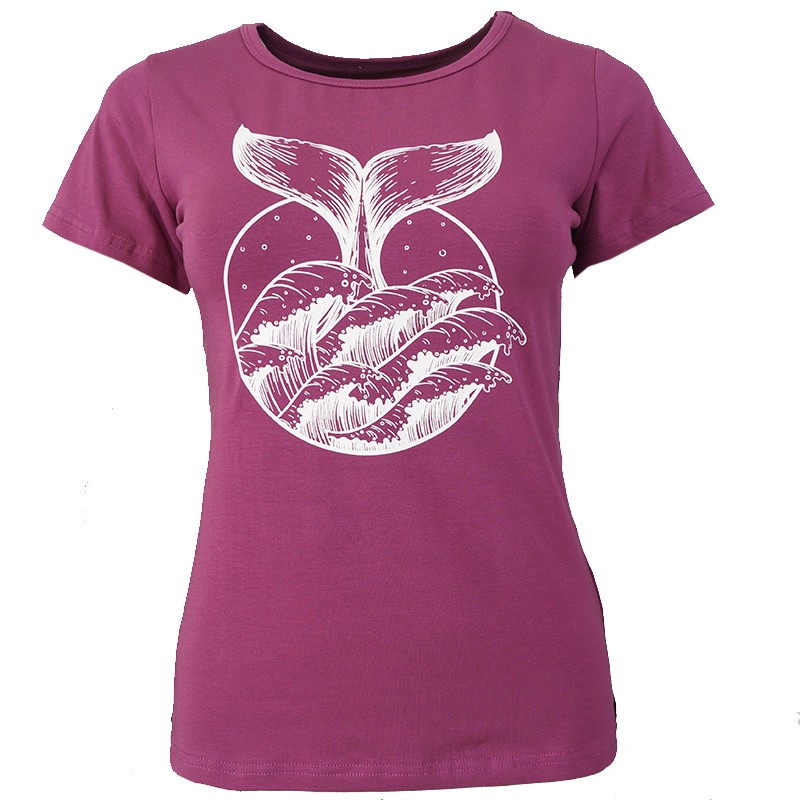 Футболка женская Radder фиолетовая LADYINSIGHT-510