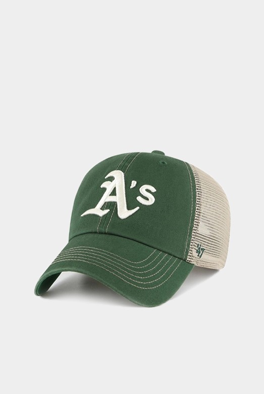 Кепка 47 Brand MLB OAKLAND ATHLETICS TRAWLER зеленая TRWLR18GWP-DGD изображение 2