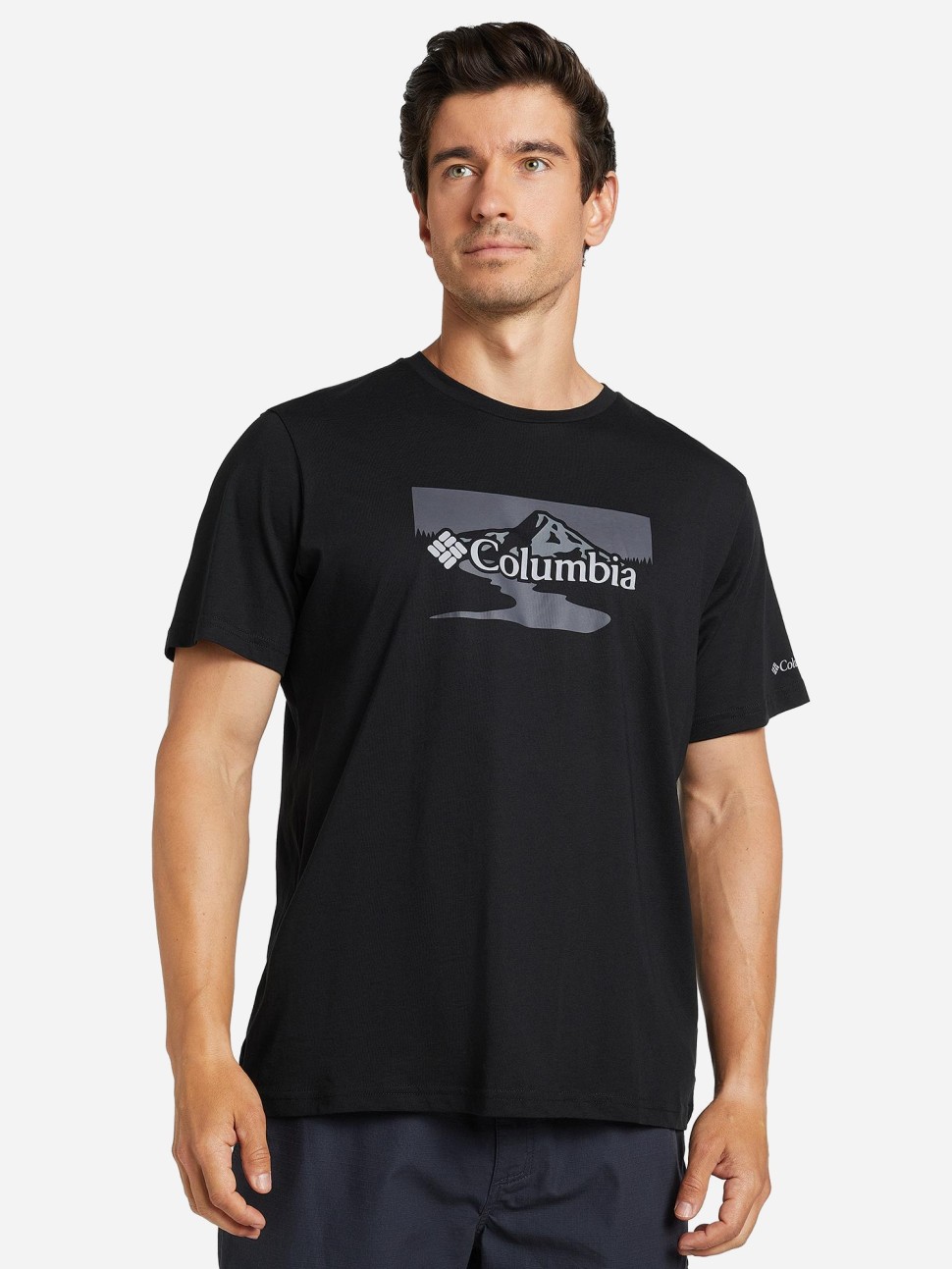 Футболка мужская Columbia PATH LAKE™ GRAPHIC TEE II черная 1934811-015 — фото 2