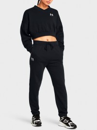 Штани жіночі Under Armour UA Rival Terry Jogger чорні 1382735-001 изображение 4