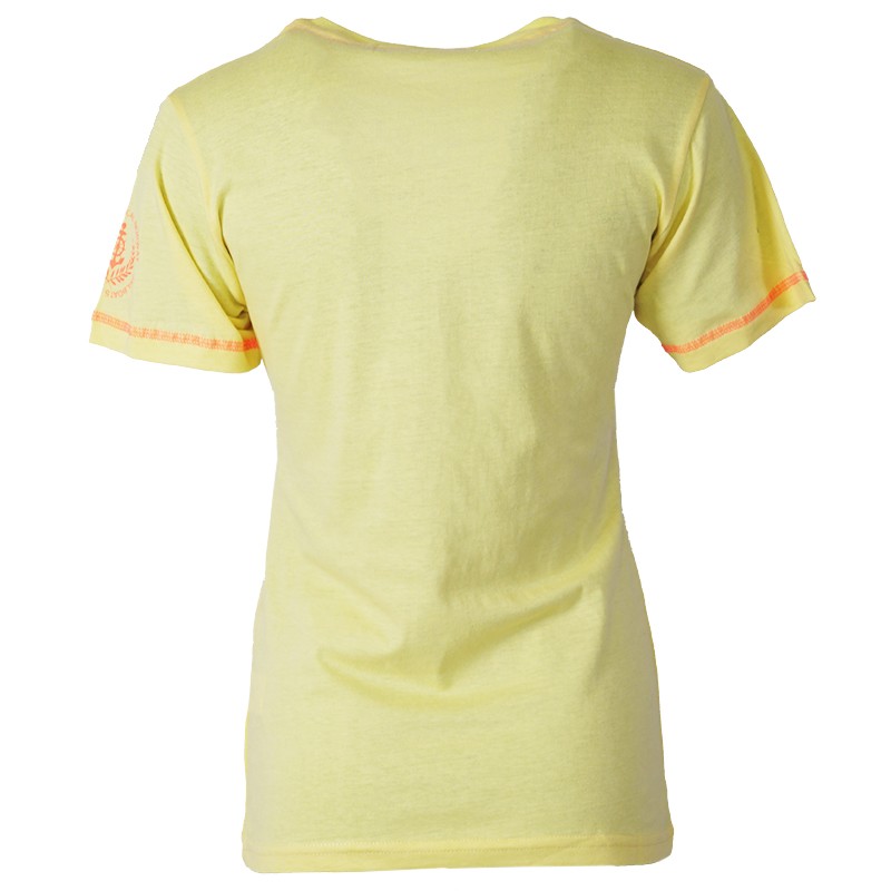 Футболка женская Geographical Norway желтая SR600-700 изображение 2