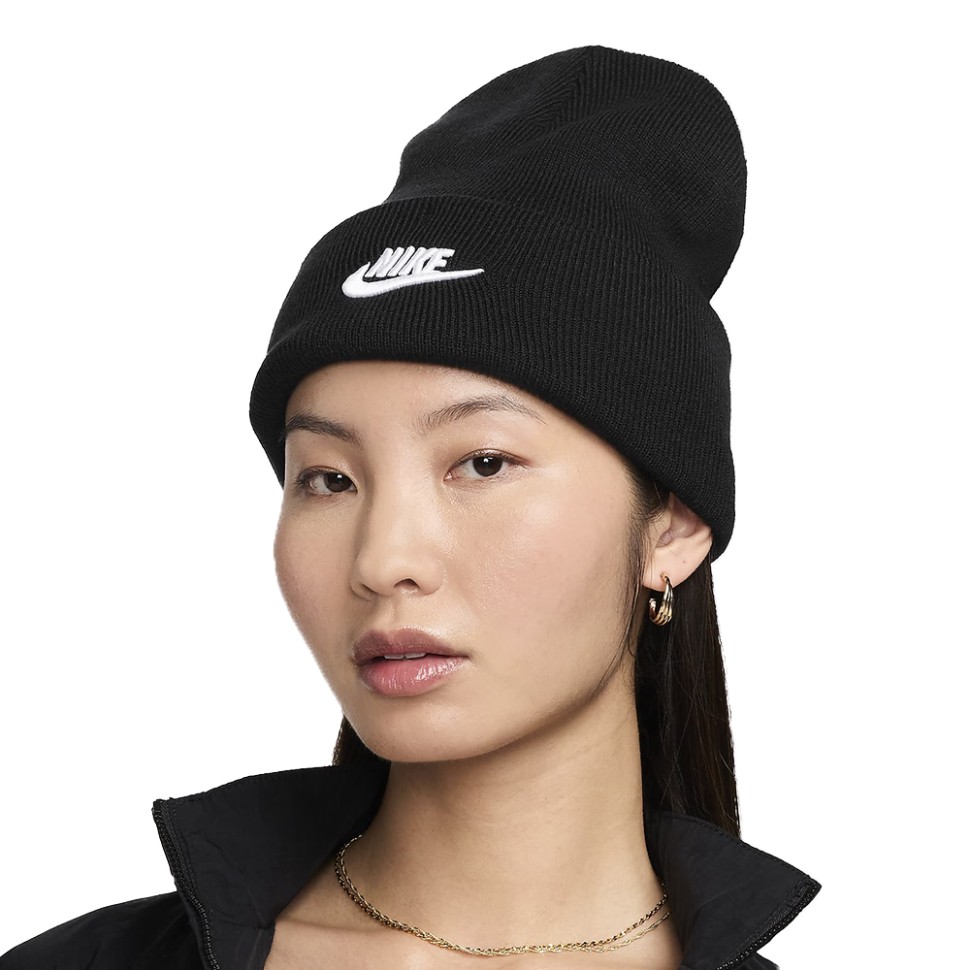 Шапка  Nike U NK PEAK BEANIE TC FUT F24 L чорна HF0186-010 изображение 1
