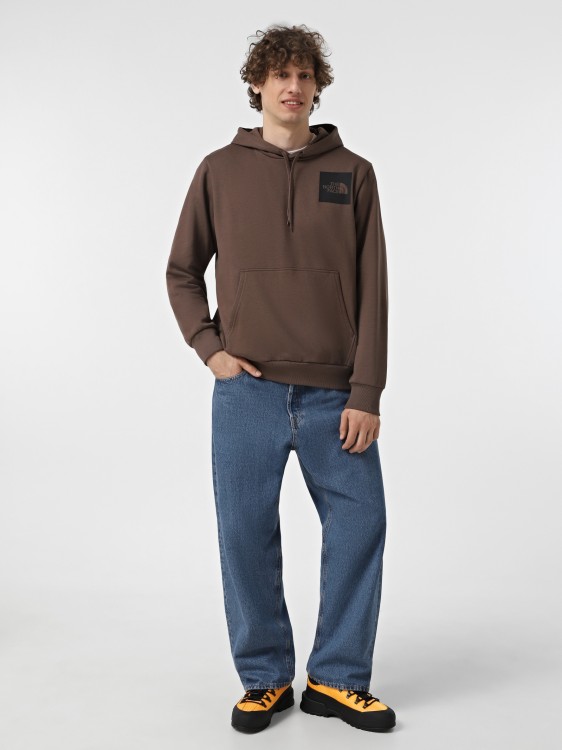 Худі чоловічий The North Face M FINE HOODIE коричневий NF0A89EU1OI1 изображение 3