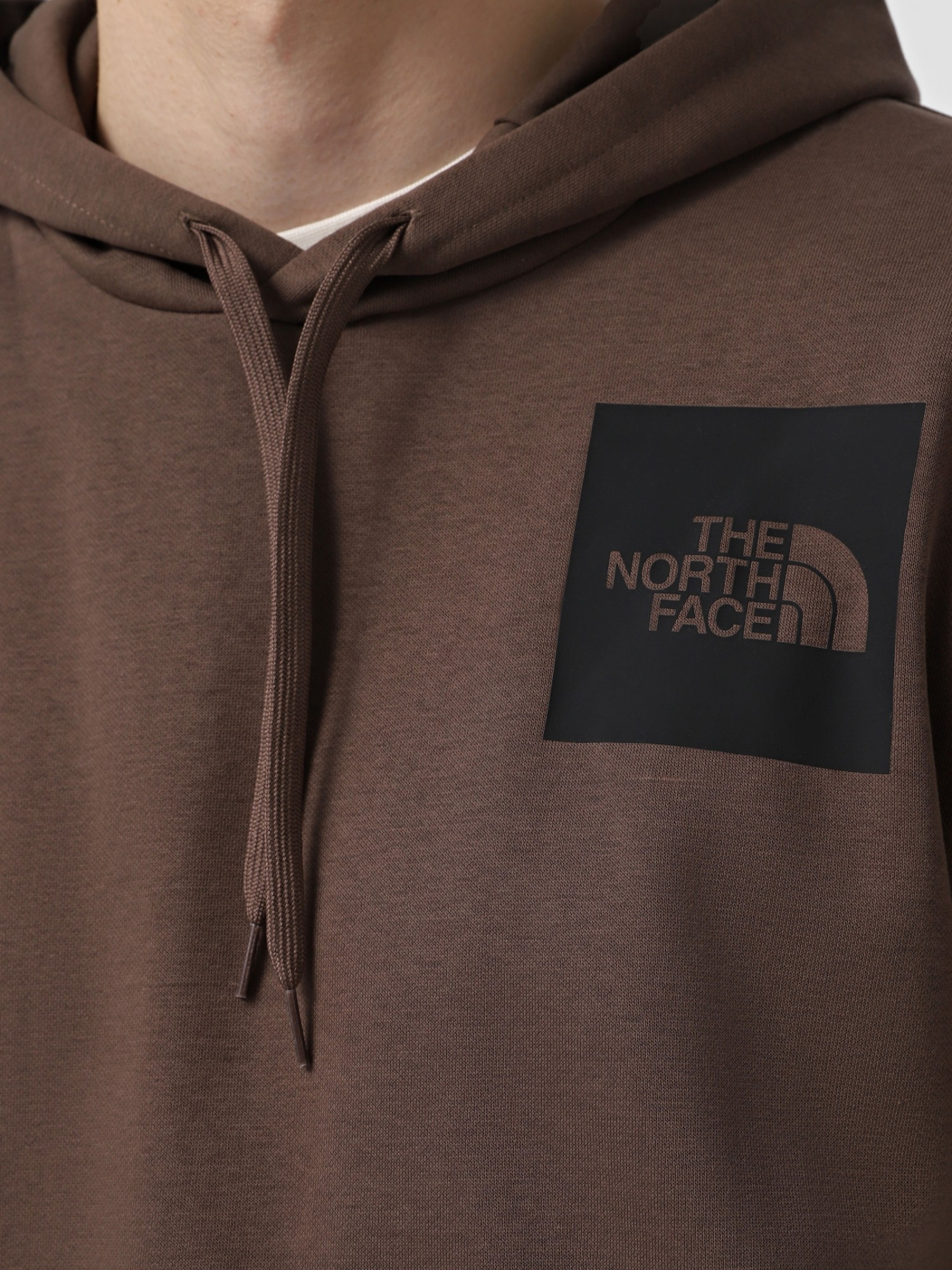 Худи мужской The North Face M FINE HOODIE коричневый NF0A89EU1OI1 изображение 4