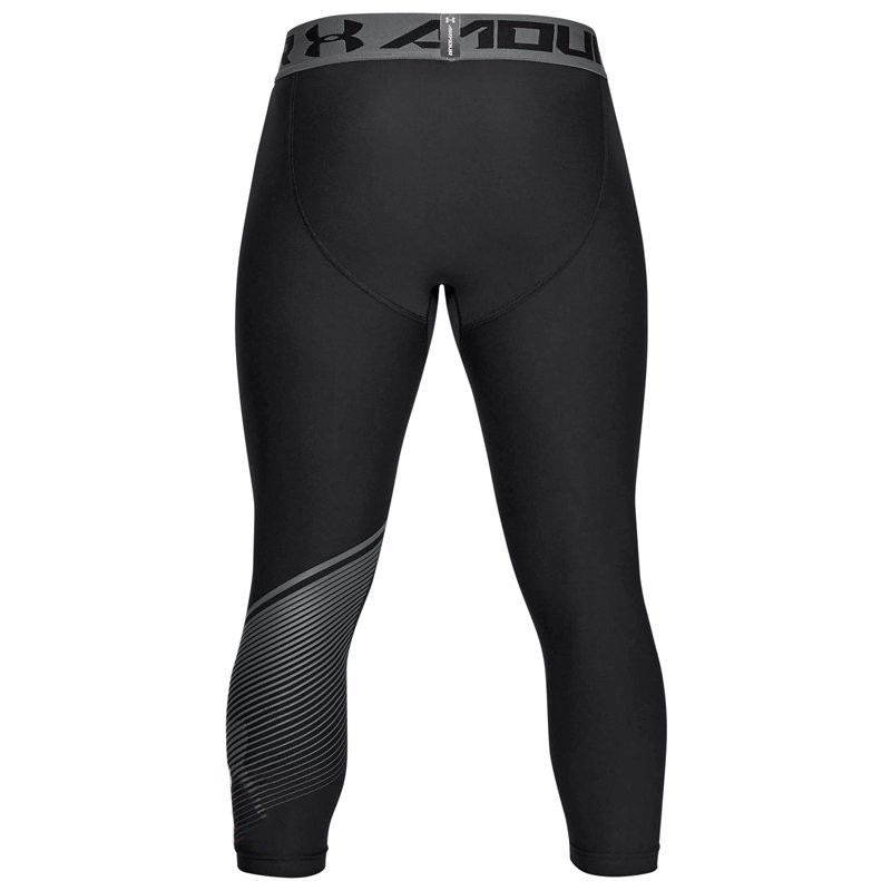 Тайтсы мужские Under Armour HG ARMOUR 3/4 LEG NOV черные 1331185-001 изображение 2
