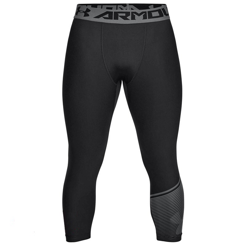 Тайтсы мужские Under Armour HG ARMOUR 3/4 LEG NOV черные 1331185-001 изображение 1