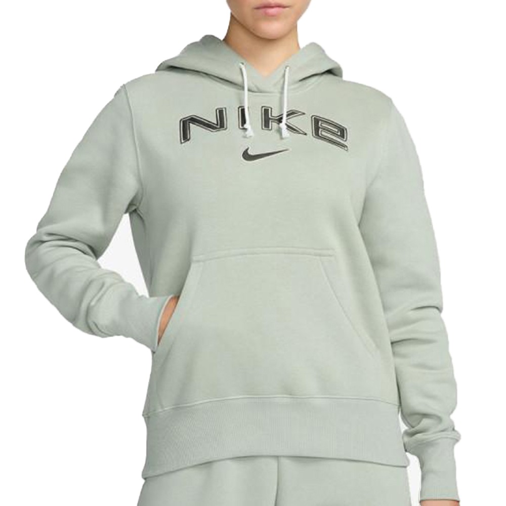 Толстовка женская Nike W NSW PHNX FLC STD PO LOGO HDY зеленая HM9751-370