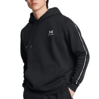 Толстовка мужская Under Armour UA Icon Fleece HD Taping черная 1389356-001 изображение 1