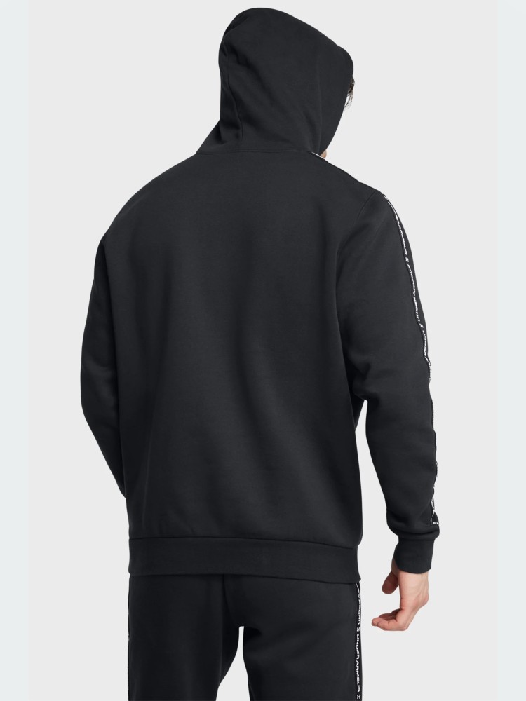 Толстовка мужская Under Armour UA Icon Fleece HD Taping черная 1389356-001 изображение 3