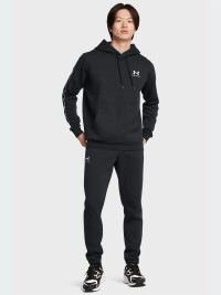 Толстовка мужская Under Armour UA Icon Fleece HD Taping черная 1389356-001 изображение 4