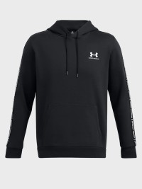 Толстовка мужская Under Armour UA Icon Fleece HD Taping черная 1389356-001 изображение 6