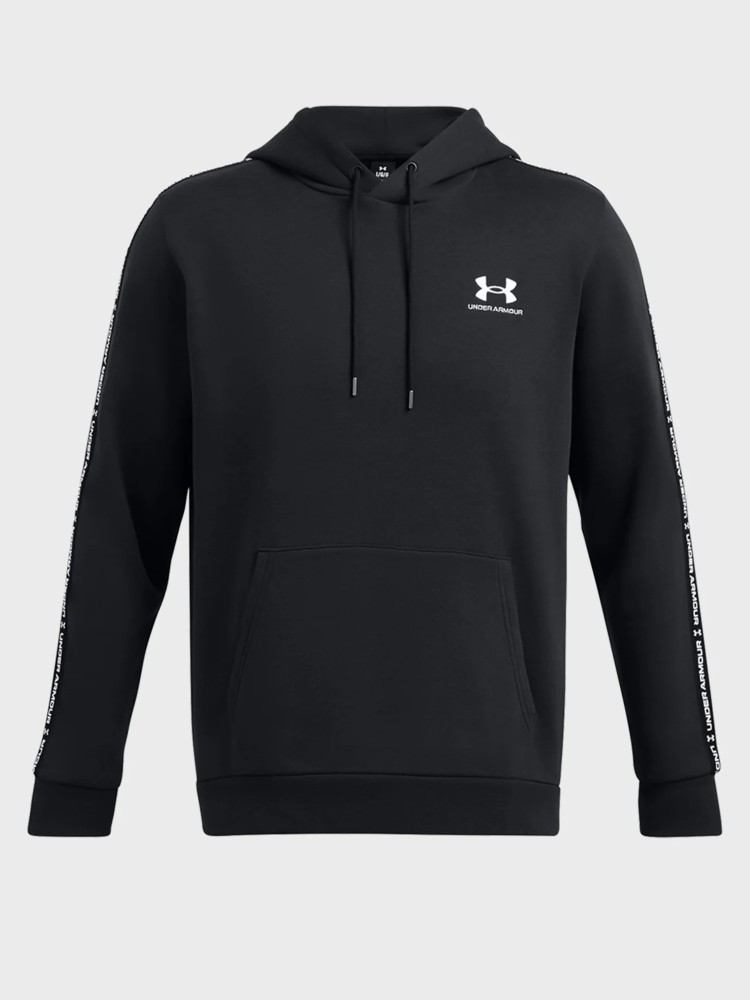 Толстовка мужская Under Armour UA Icon Fleece HD Taping черная 1389356-001 изображение 6