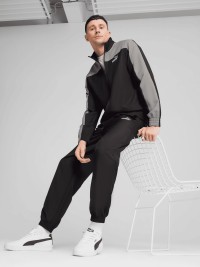 Костюм мужской Puma Woven Colorblock Tracksuit черный 68485601 изображение 2