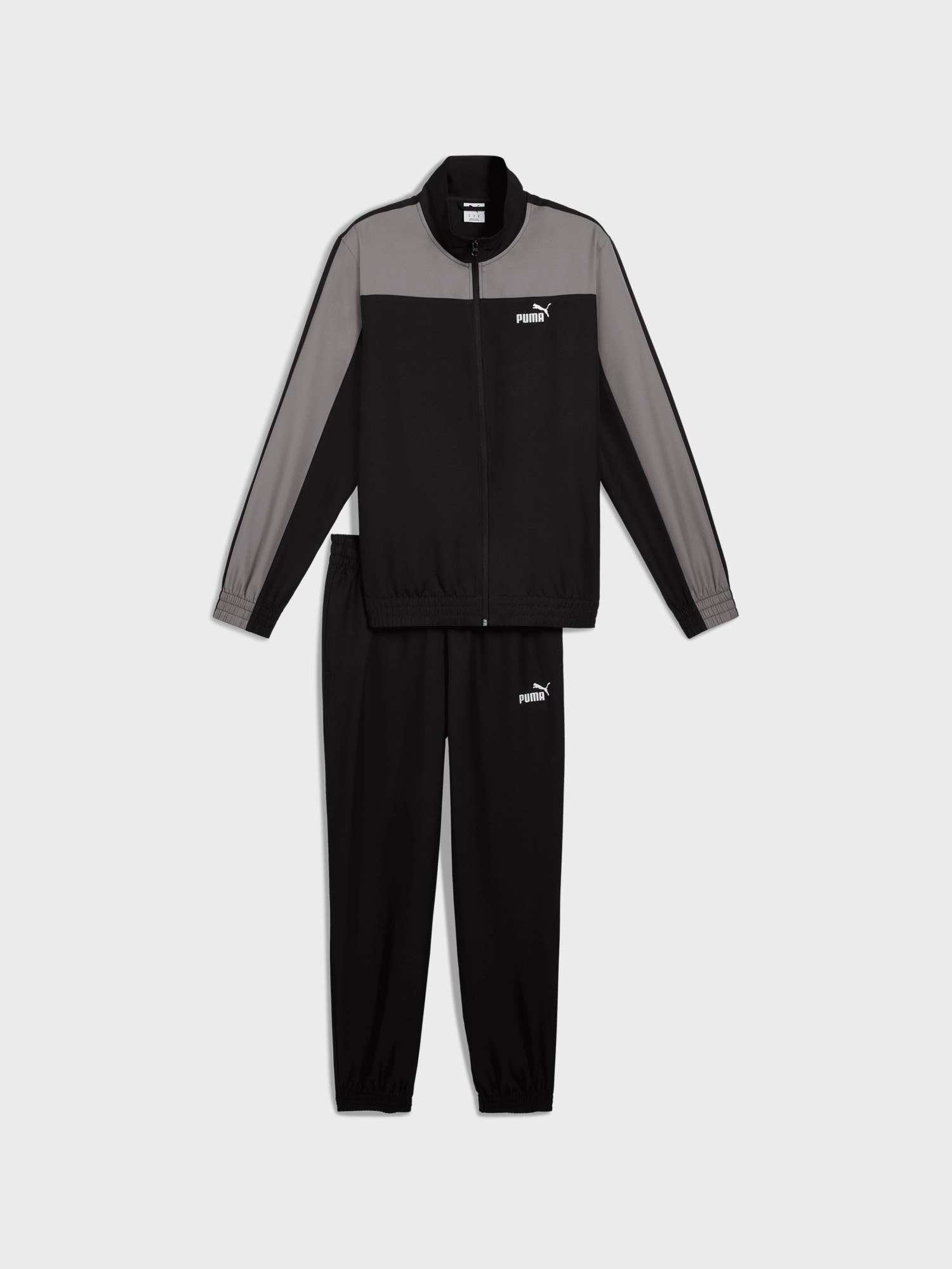 Костюм чоловічий Puma Woven Colorblock Tracksuit чорний 68485601 изображение 7
