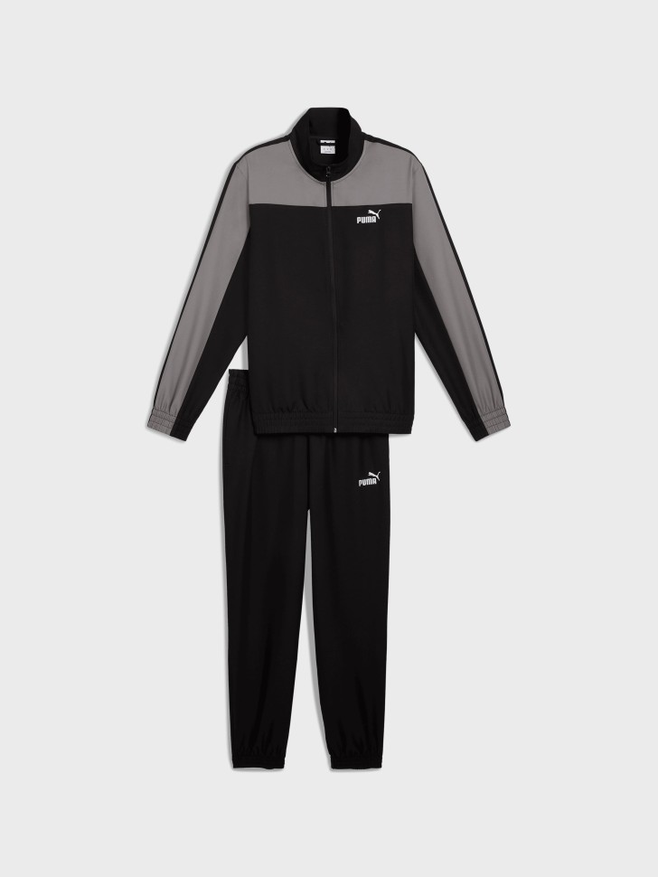 Костюм мужской Puma Woven Colorblock Tracksuit черный 68485601 изображение 7