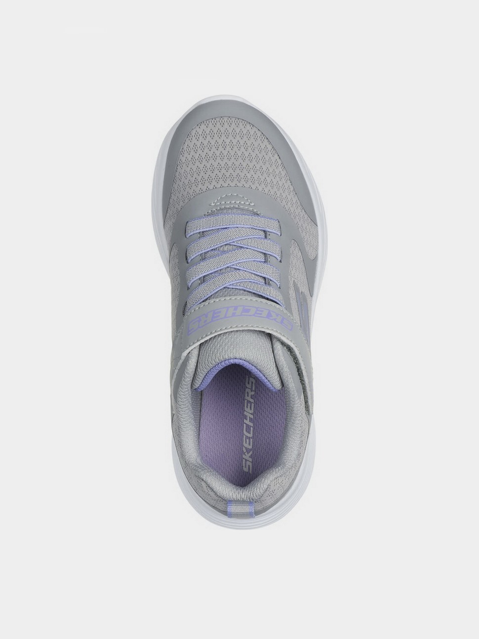 Кросівки дитячі Skechers GO RUN 400 V2 сірі 303560L GYLV — фото 5