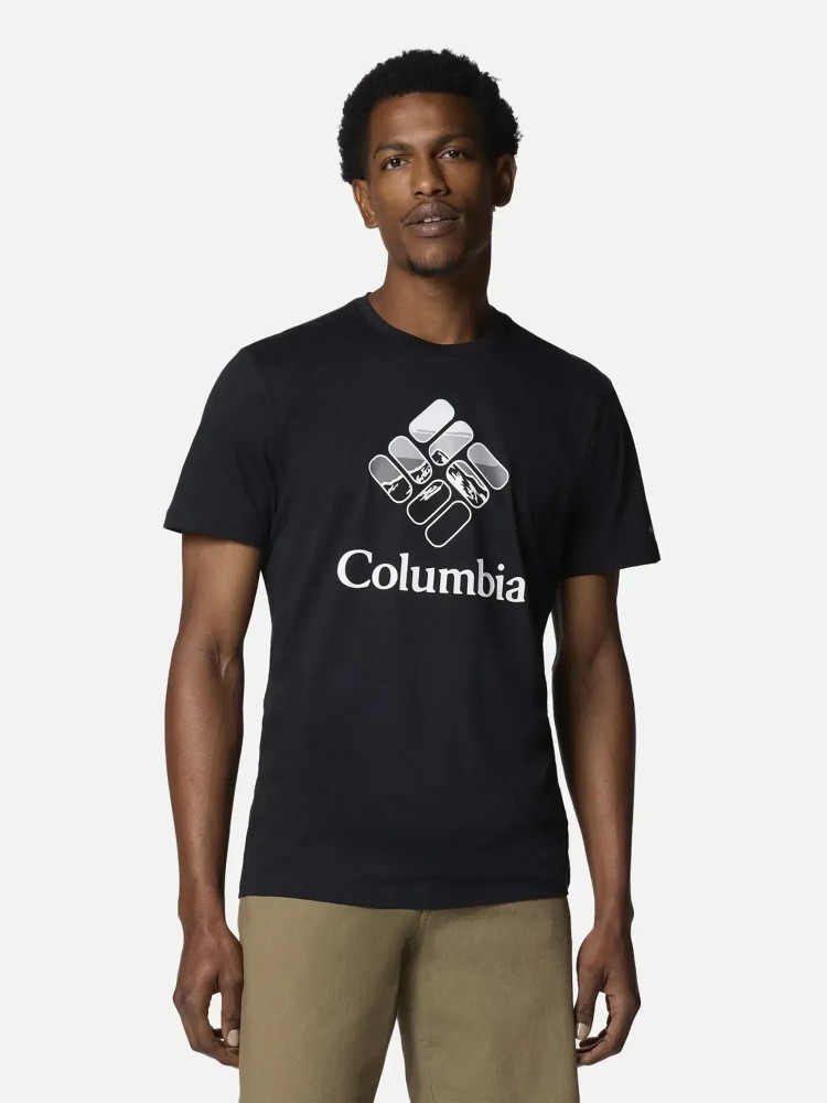 Футболка мужская Columbia M Rapid Ridge™ Graphic Tee черная 1888811-001 изображение 2