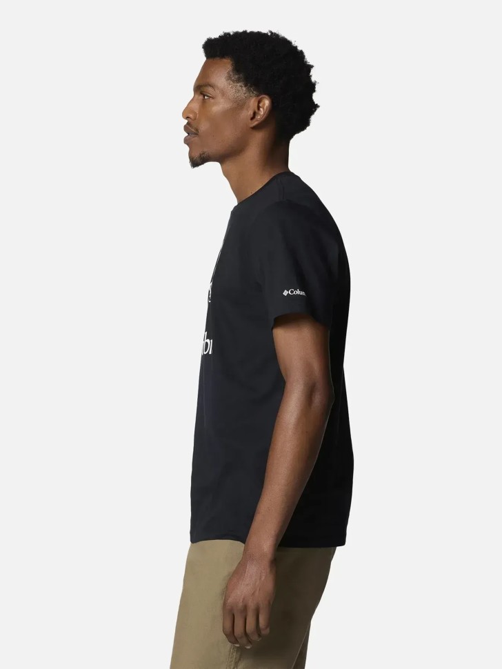 Футболка мужская Columbia M Rapid Ridge™ Graphic Tee черная 1888811-001 изображение 3
