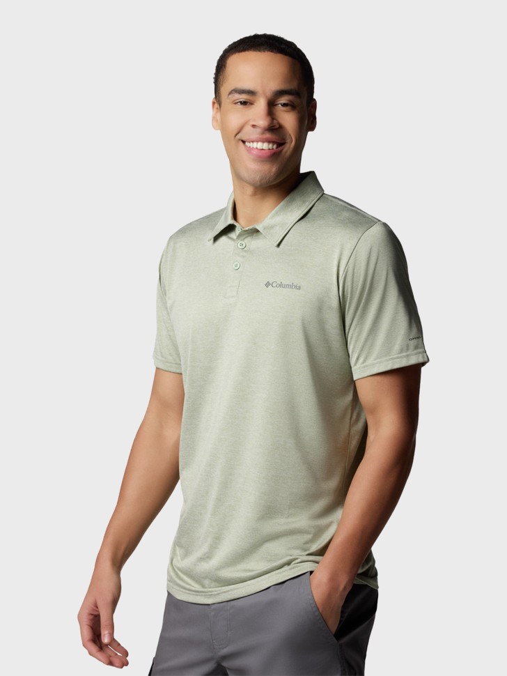 Рубашка-поло мужская Columbia Hike™ Polo хаки 1990401-348 изображение 6