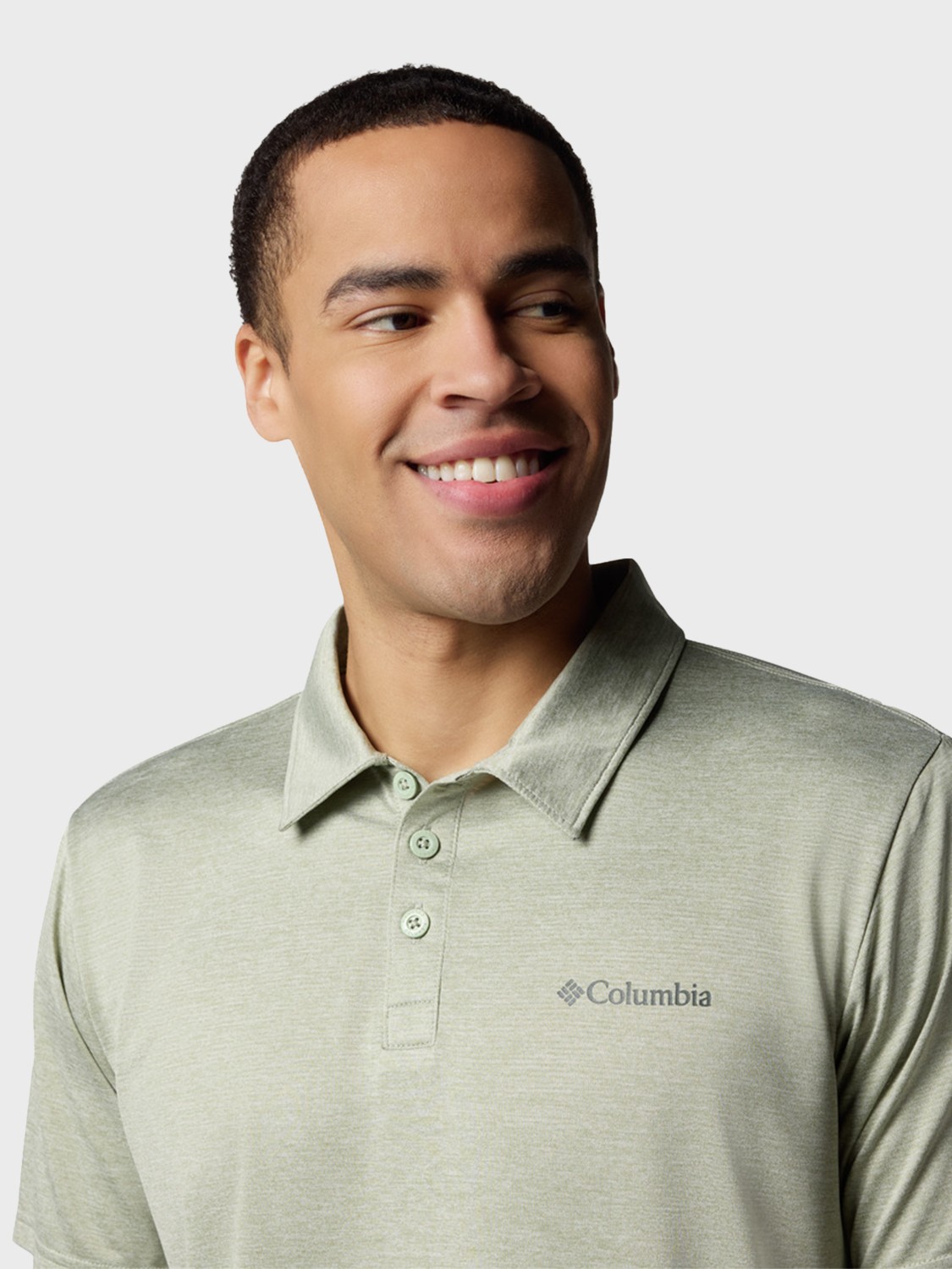 Рубашка-поло мужская Columbia Hike™ Polo хаки 1990401-348 изображение 5