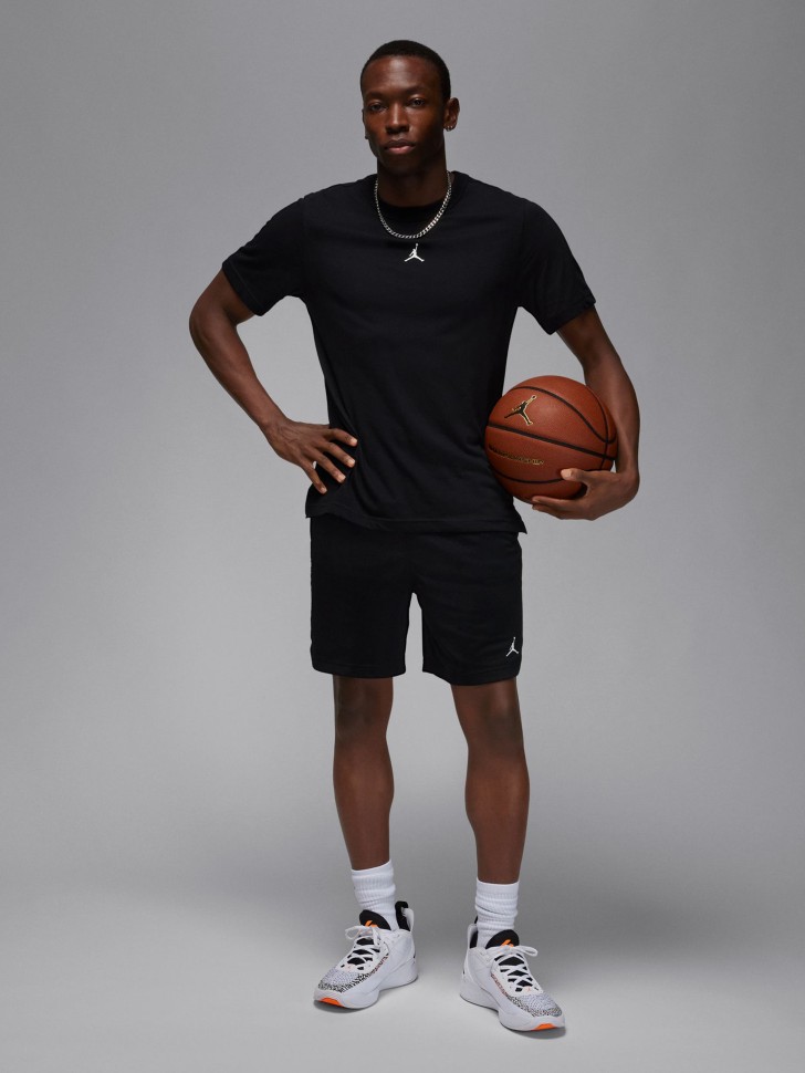 Шорты мужские Nike M J DF SPRT MESH SHORT черные FN5816-010 изображение 7