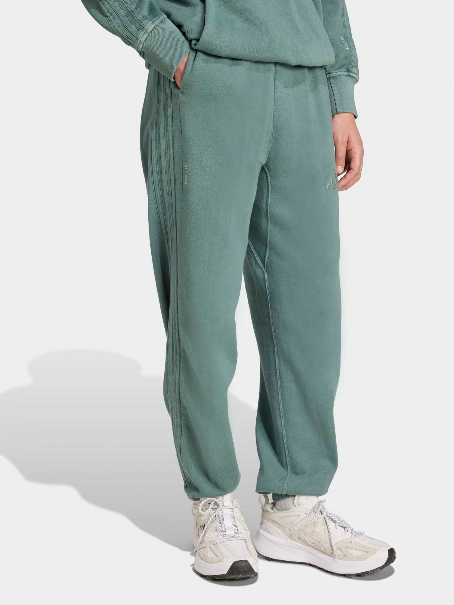 Штани чоловічі Adidas M A SZN W FT PT зелені JN0618 изображение 4