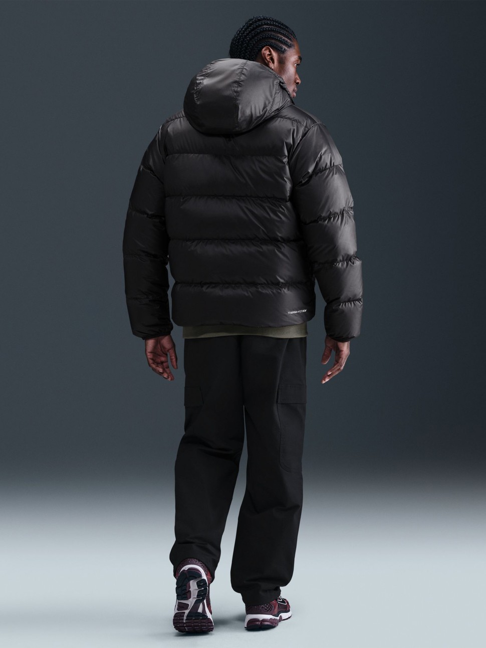 Куртка чоловіча Nike M NK WINDRUNNER STMNT DWN JKT чорна HQ7790-011 — фото 9