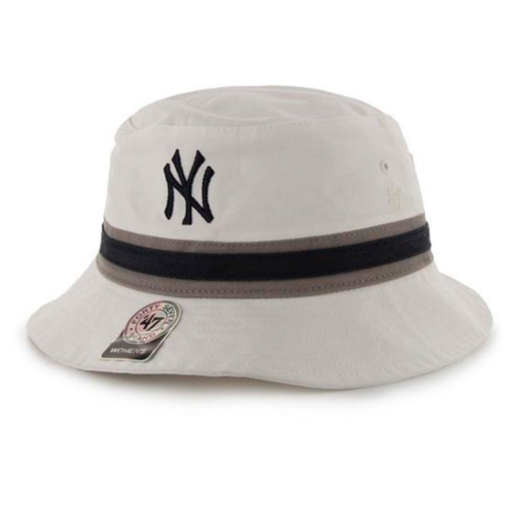 Панама 47 Brand Striped Bucket Los Angeles Dod белая B-SDBKT17GWF-WH изображение 1